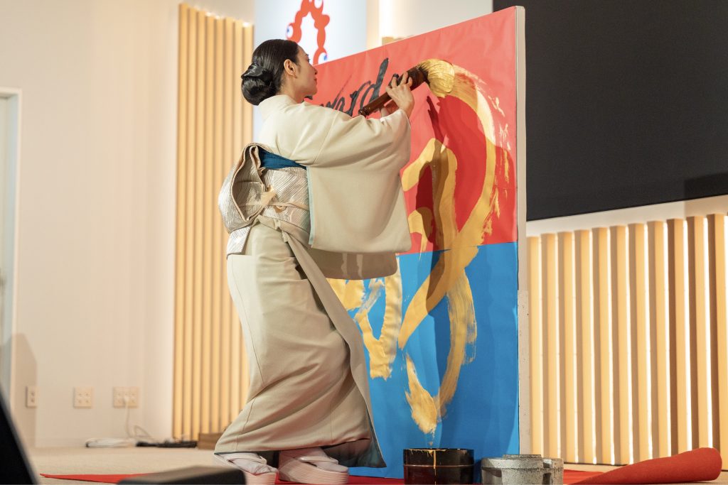 大阪・関西万博 書道パフォーマンス